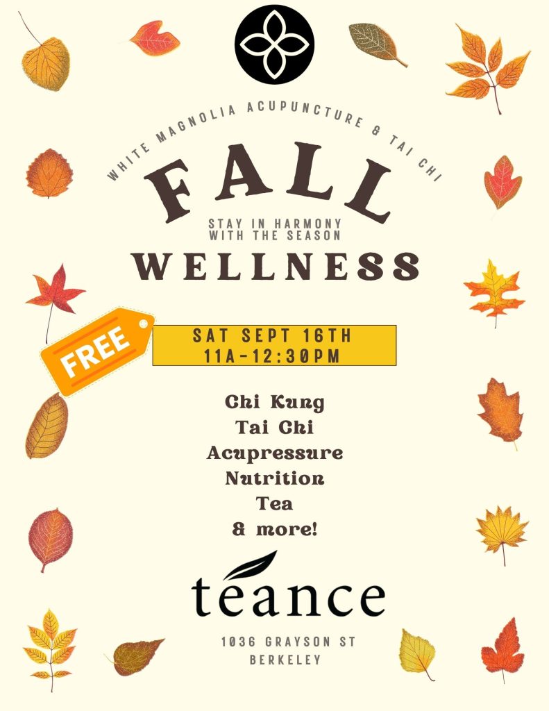 Fall Wellness event flyer