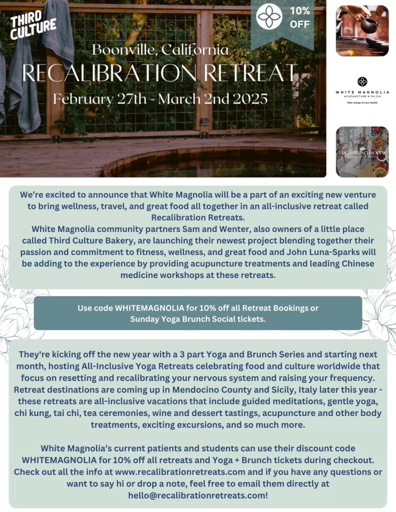 Recalibration Retreat flyer